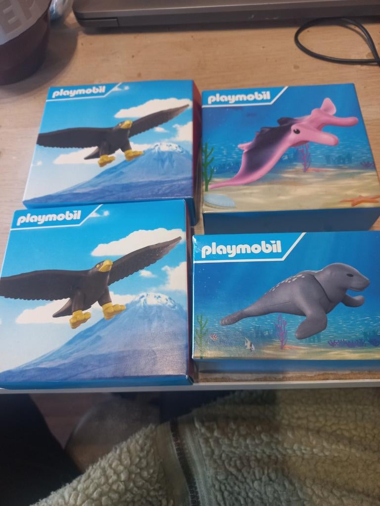 Playmobil Dieren (Adelaar, Rog, Zeekoe) - Helemaal Nieuw!, Ophalen of Verzenden, Nieuw, Los playmobil