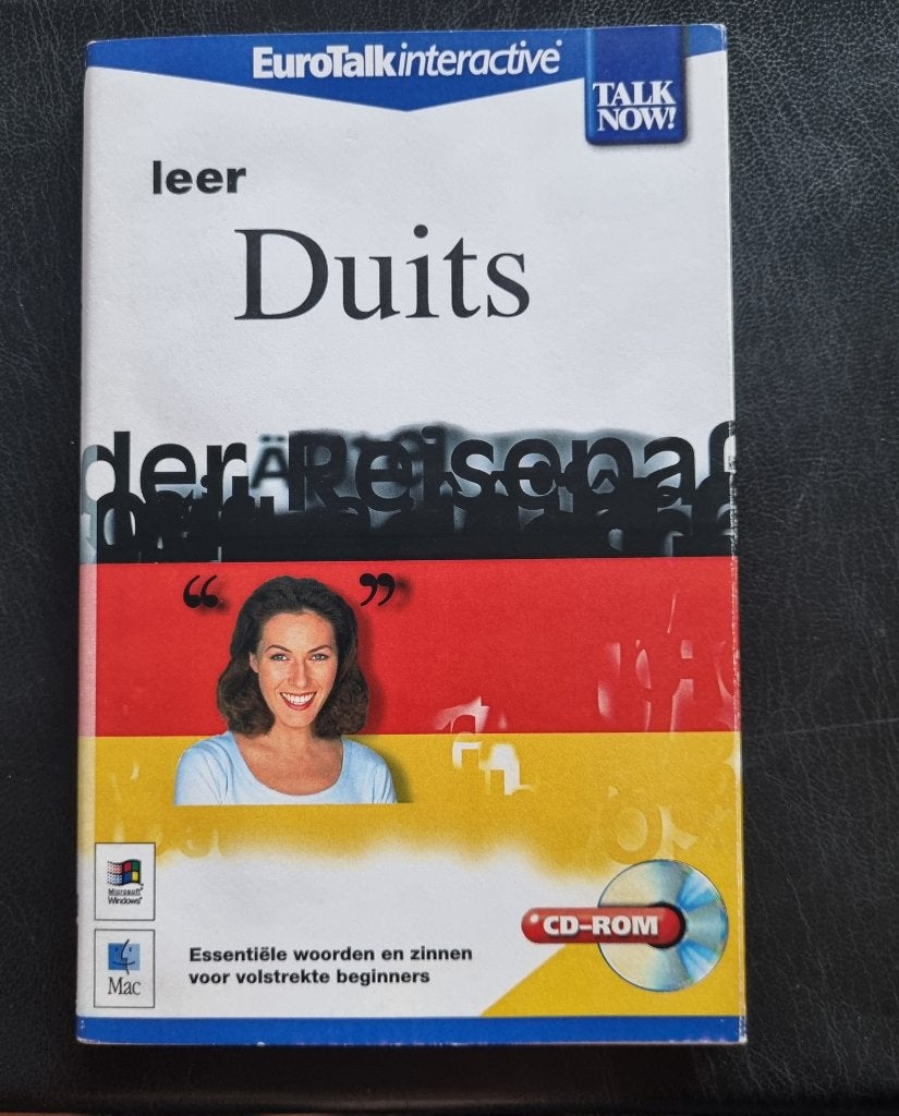 cursus DUITS cd rom  **   VOLSTREKTE BEGINNERS  **, Ophalen of Verzenden, Zo goed als nieuw, Taalcursus