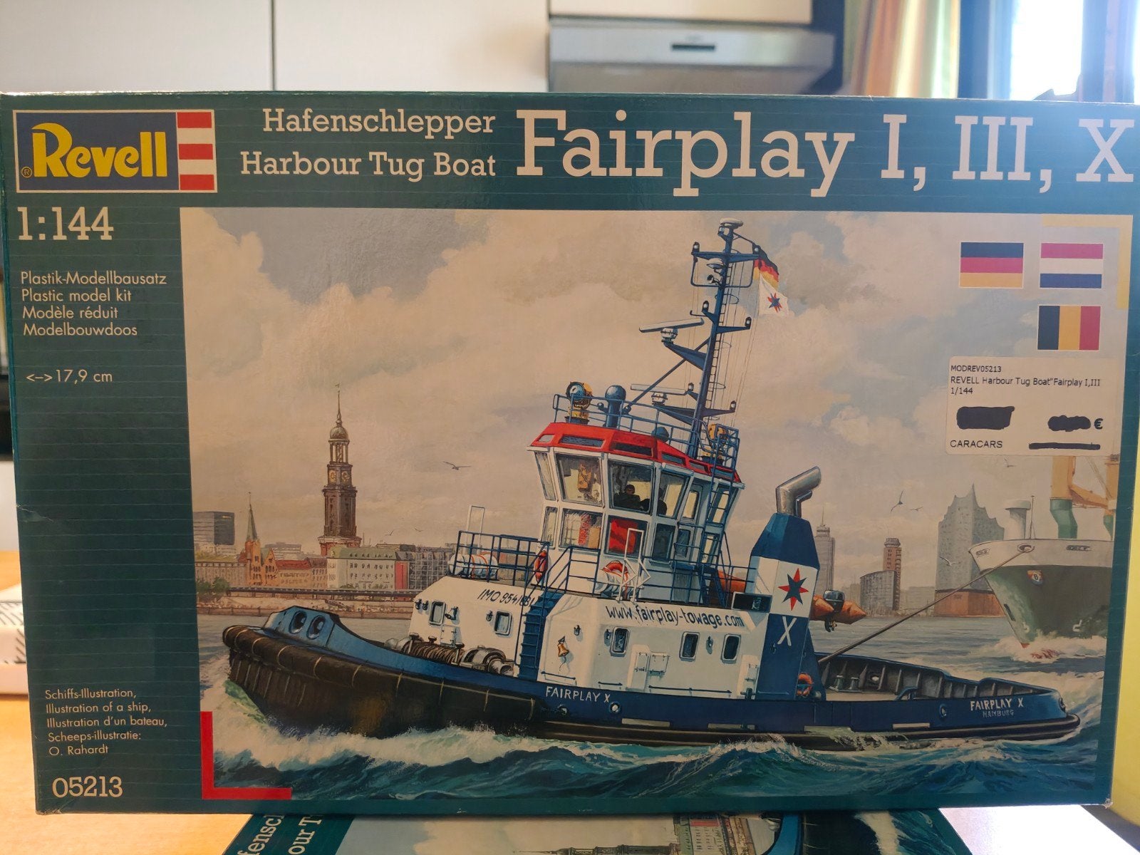 ASD haven sleper 1/144 revell fairplay 1/3&10 nieuw in doos, Ophalen of Verzenden, Zo goed als nieuw, 1:50 tot 1:200, Revell