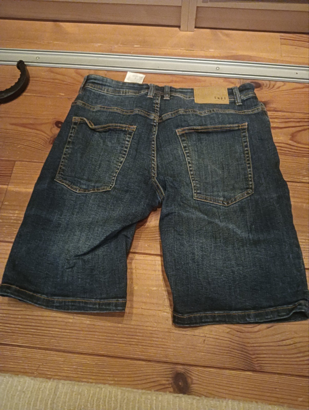Korte spijkerbroek maat L van SMOG - zo goed als nieuw, Blauw, Overige jeansmaten, Ophalen of Verzenden, SMOG