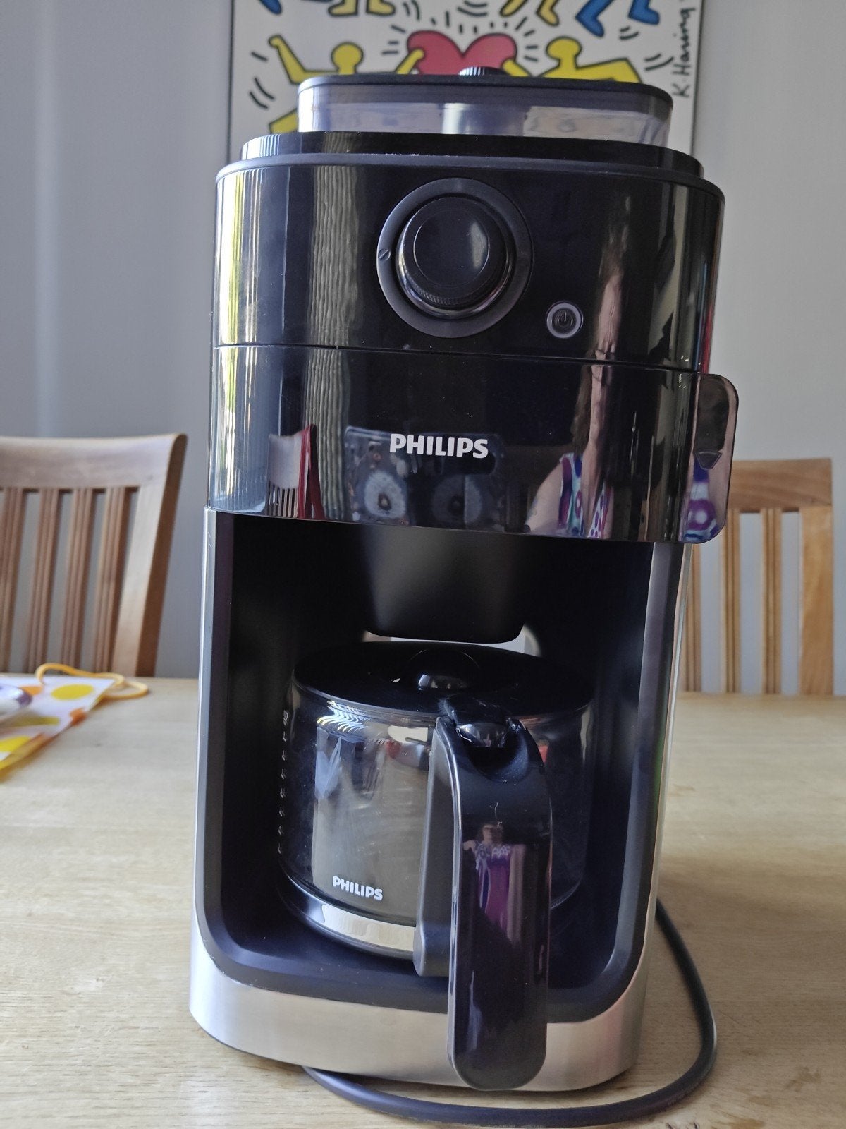 Philips Grind & Brew Bonenmachine - Zo goed als nieuw, Witgoed en Apparatuur, Koffiezetapparaten, Ophalen of Verzenden