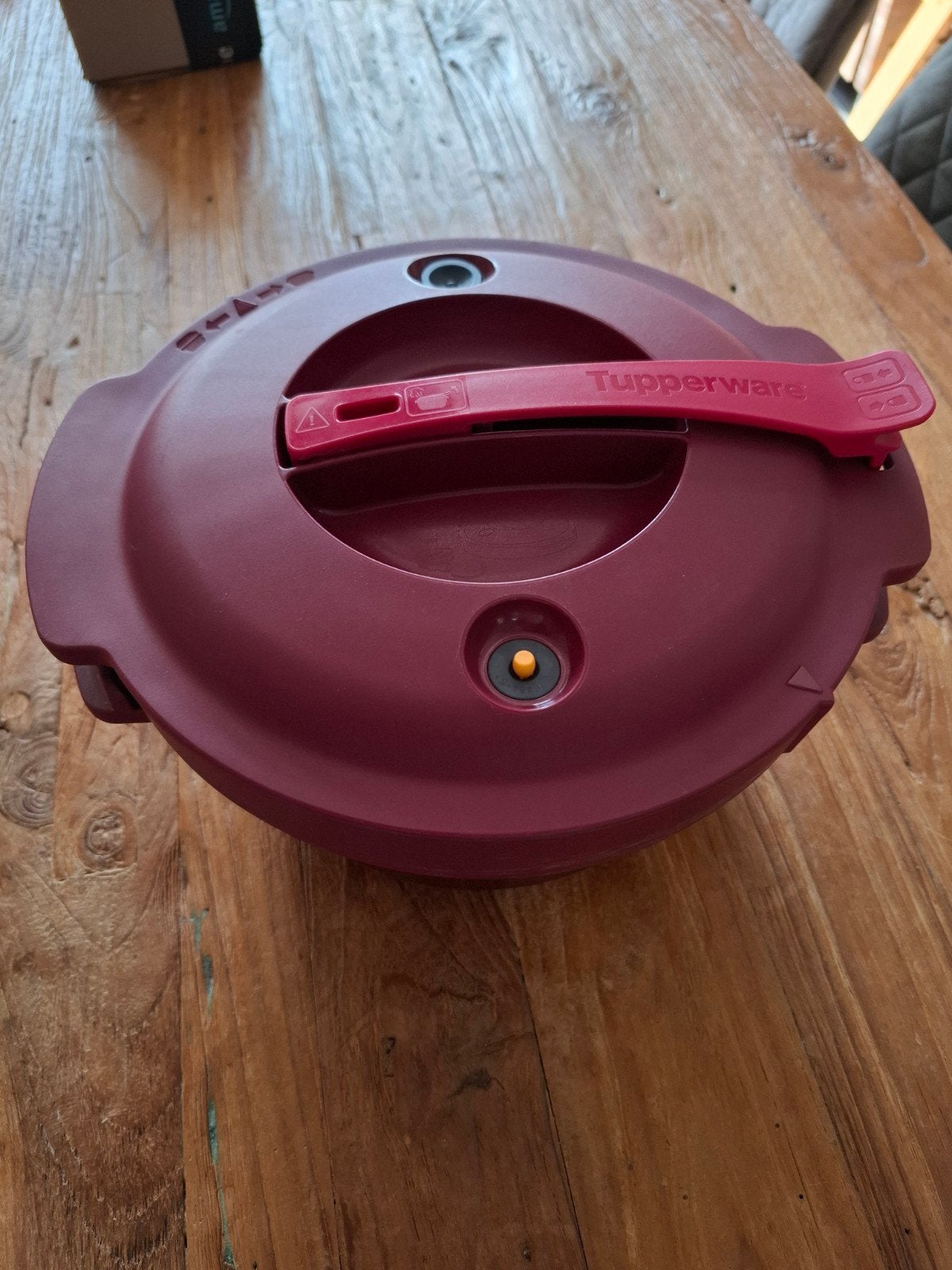 Tupperware Micro Minuut Snelkookpan voor Magnetron, Ophalen of Verzenden, Zo goed als nieuw, Rood, Overige typen