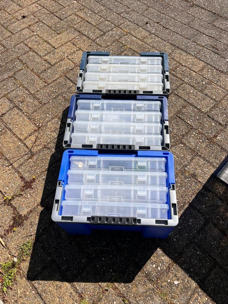 assortiment koffers, Doe-het-zelf en Verbouw, Gereedschapskisten, Ophalen, Zo goed als nieuw