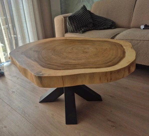 Boomstam salontafel, 50 tot 100 cm, 50 tot 100 cm, Overige vormen, 5 – 50