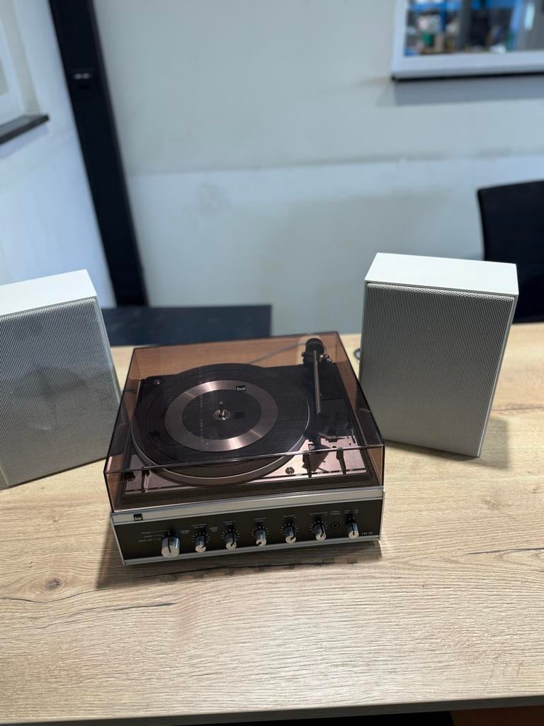 Dual HS 39 Platenspeler met Versterkte Speakers, Audio, Tv en Foto, Platenspelers, Gebruikt, Platenspeler, Dual, Ophalen