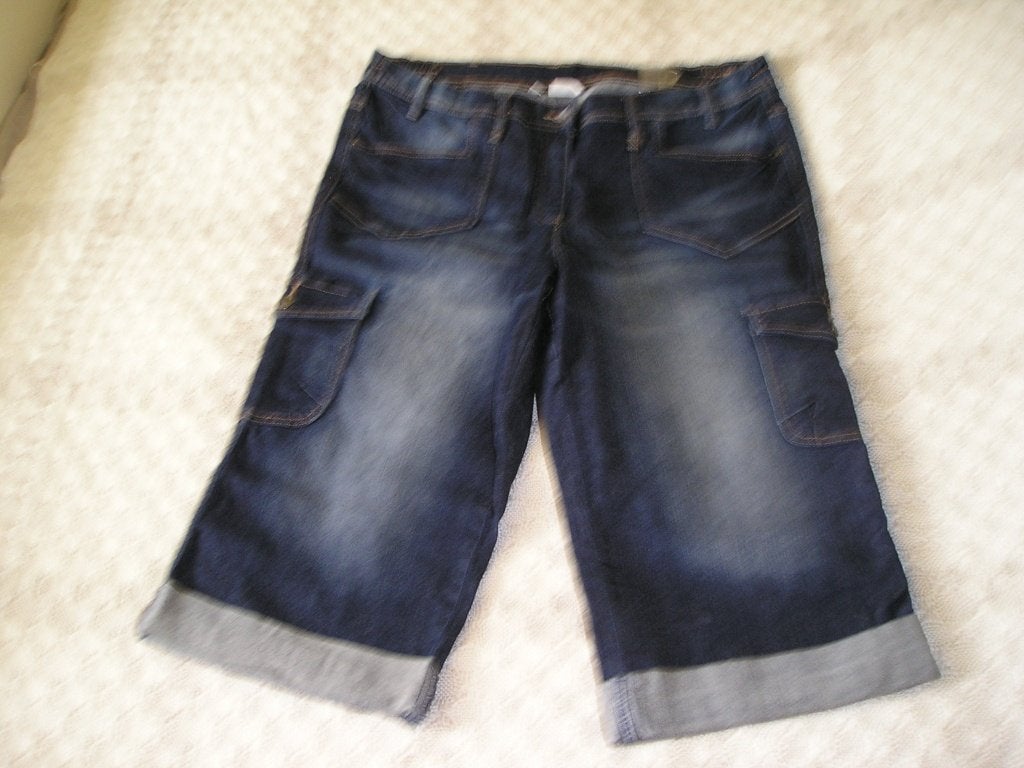 spijker kuitbroek Bonprix maat 48, Ophalen, Bonprix, Blauw, Overige jeansmaten