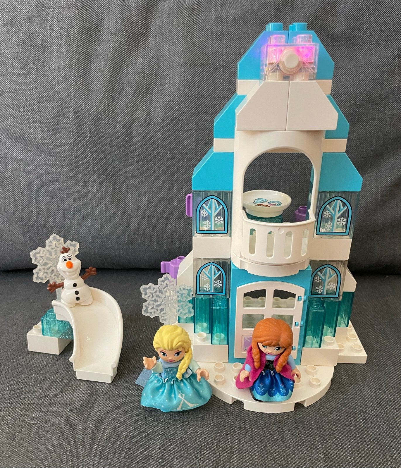 Grote Duplo collectie met 5 opbergboxen, o.a. Frozen kasteel, Ophalen, Gebruikt, Meerdere sets, Complete set