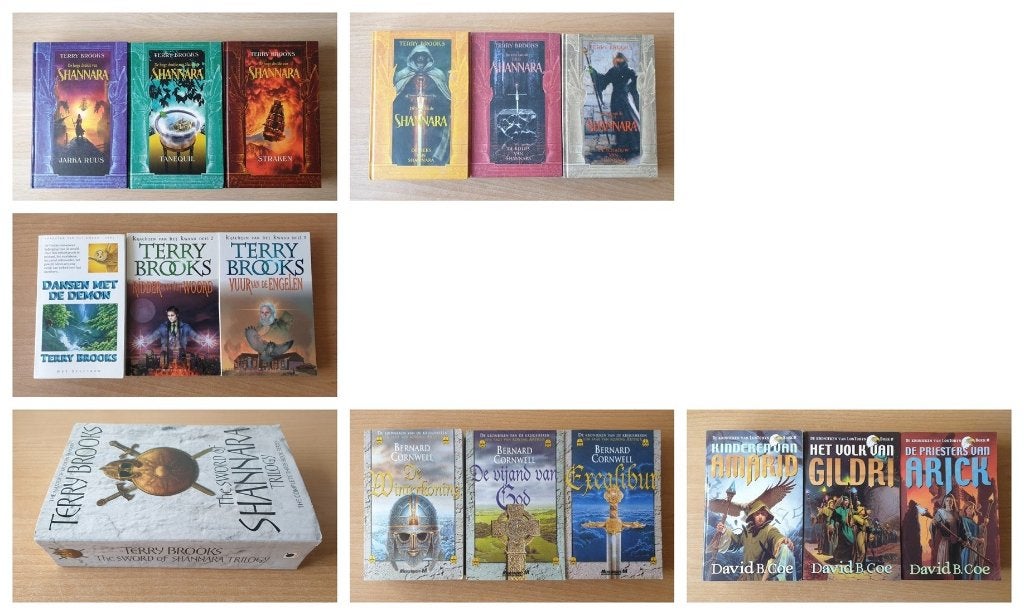Complete series, per serie te koop, Boeken, Fantasy, Gelezen, Verzenden