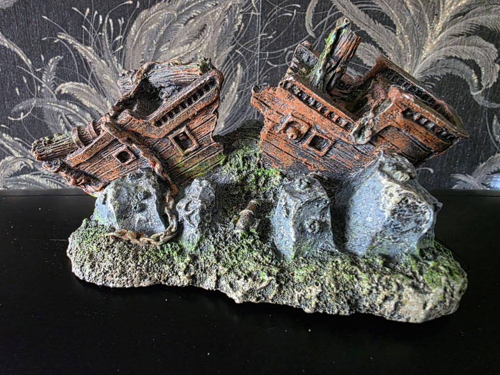 Ornament gezonken schip, Ophalen