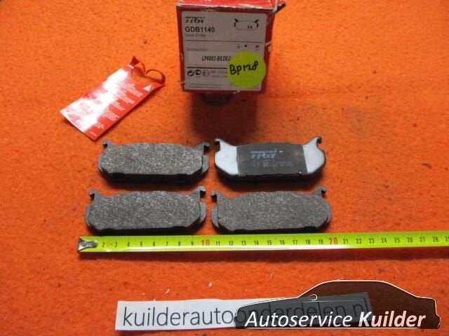 Remblokken achter Ford Probe II Mazda 626 IV MX6 Xedos 6  GD, -, -, Ford USA, Nieuw