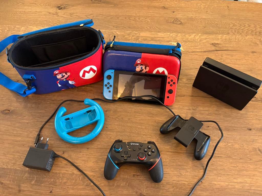 Nintendo switch 1, Ophalen, Gebruikt, Met 2 controllers, Switch Original