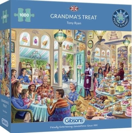 Gibsons - Grandma’s Treat - 1000 stukjes, Ophalen of Verzenden, 500 t/m 1500 stukjes, Nieuw, Legpuzzel