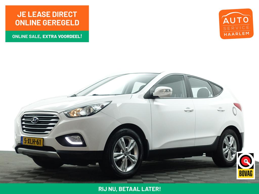 Hyundai ix35 FCEV i-Catcher Aut- H2 WATERSTOF, Camera, Leder, Auto's, Gebruikt, Met garantie (alle), Wit, 1000 cc