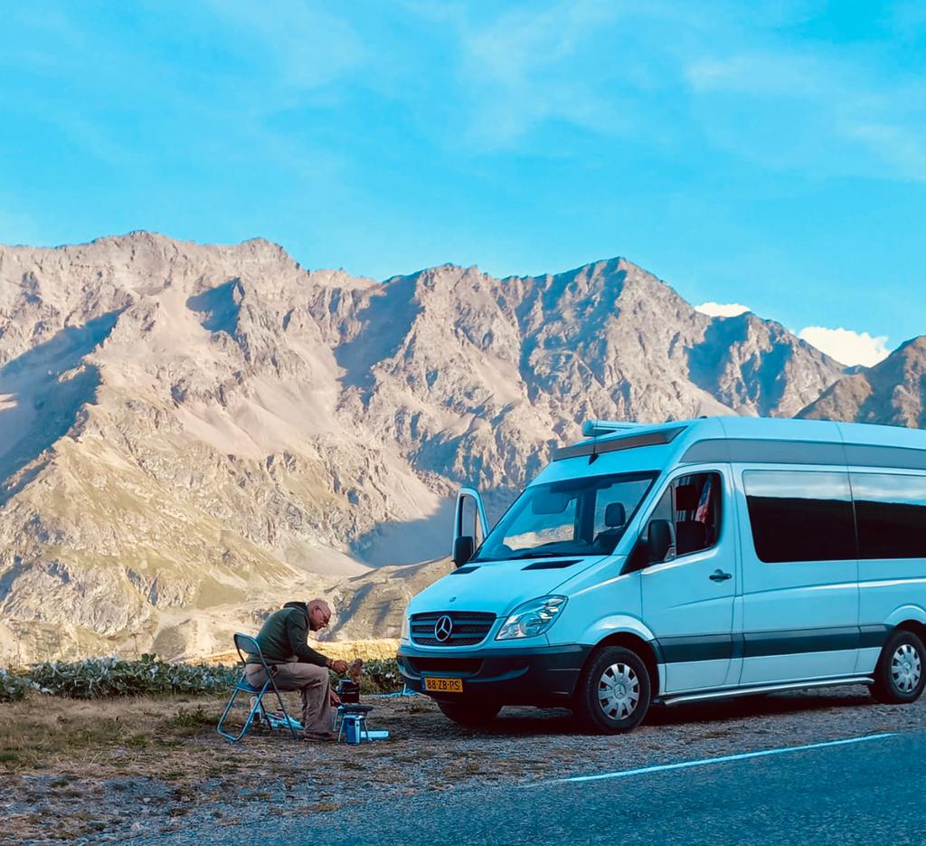 Camper  van mercedes, Buscamper of Camperbus, Tot en met 2, Mercedes-Benz, Particulier