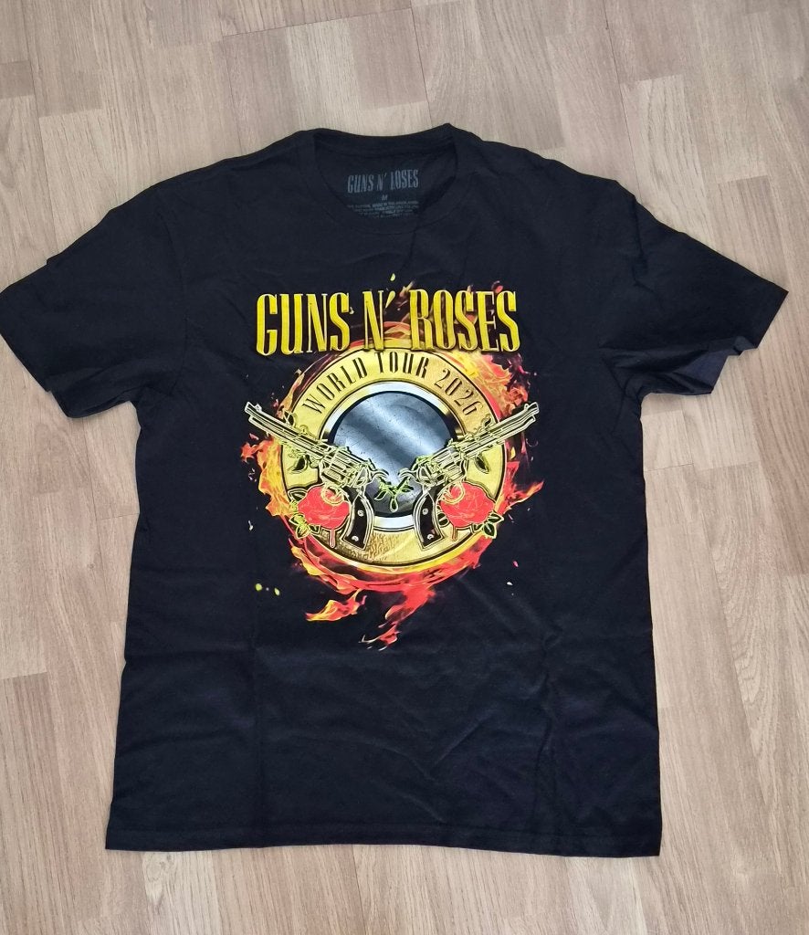 Guns N' Roses 2026 Tour Shirt Medium, Verzenden, Nieuw, Maat 48/50 (M), Zwart
