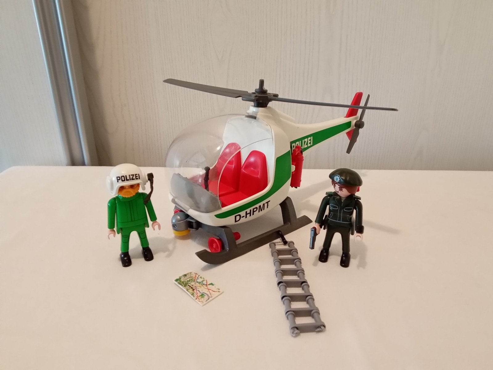 Playmobil 3907 politie helicopter compleet, Gebruikt, Complete set, Voertuig, Ophalen of Verzenden