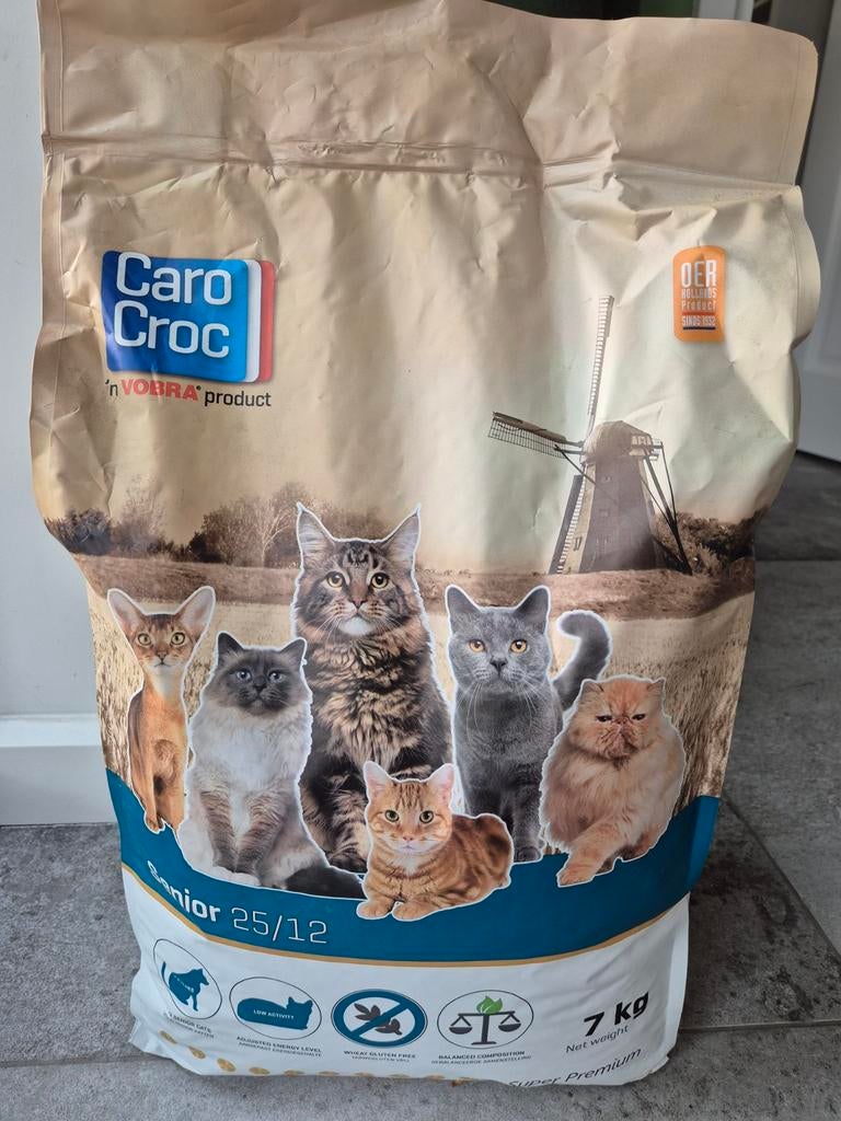 Kattenvoer - senior  carocroc 7kg, Dieren en Toebehoren, Dierenvoeding, Ophalen of Verzenden, Kat