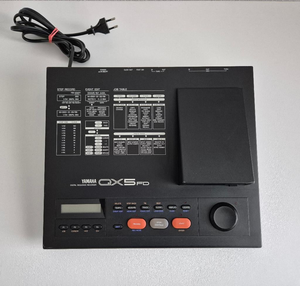 Vintage Yamaha QX5FD Digital Midi Sequencer Recorder, Ophalen of Verzenden, Gebruikt