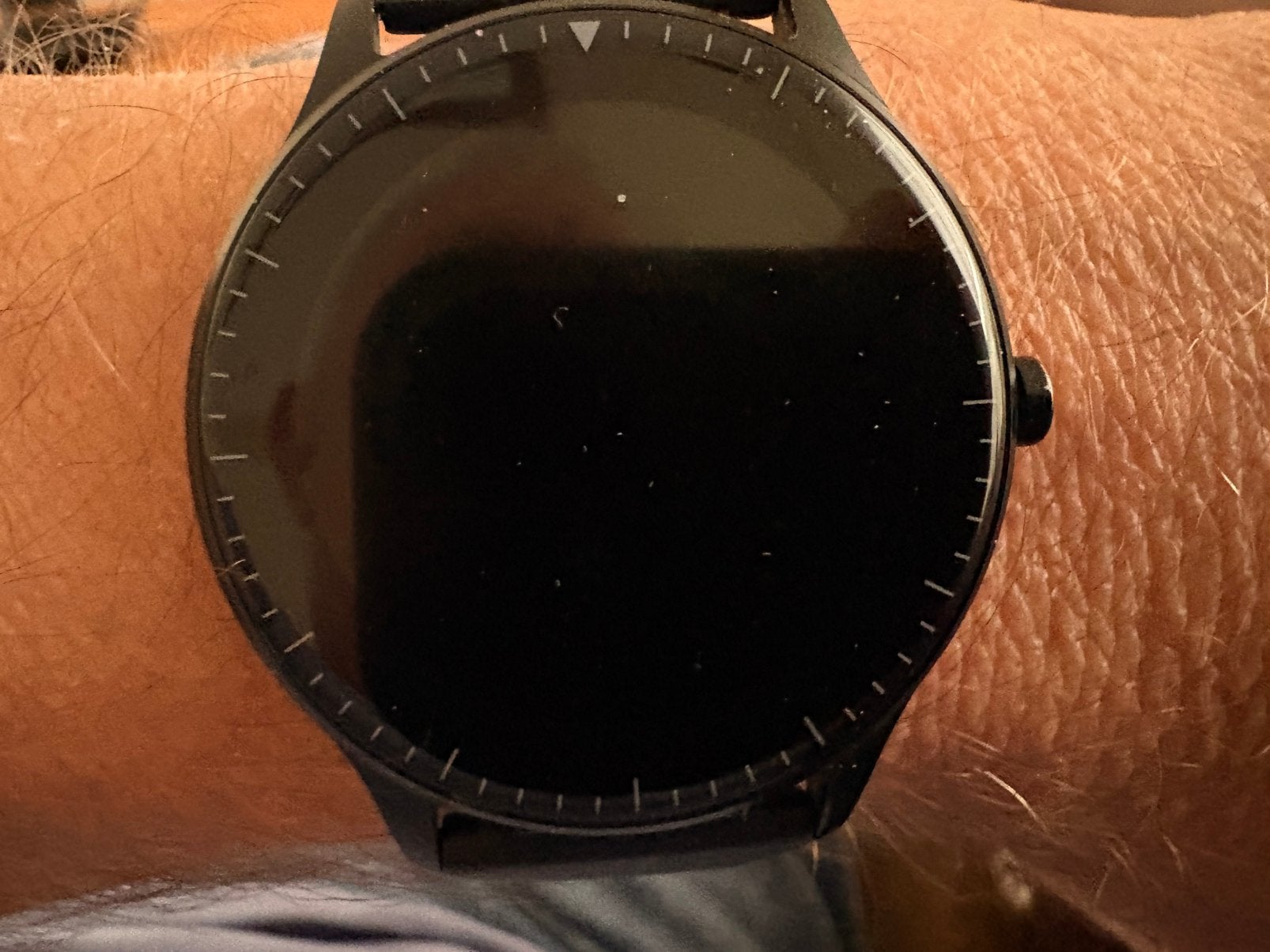 Smartwatch met lange accuduur! 1x per mnd opladenl, Ophalen, Zo goed als nieuw, Zwart, Windows