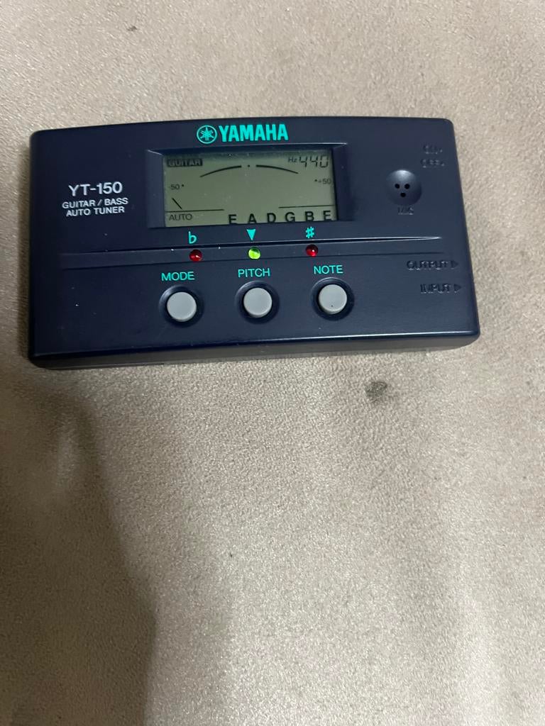 Yamaha YT-150 Gitaar/Bas Auto Tuner, Ophalen of Verzenden, Gebruikt, Akoestische gitaar