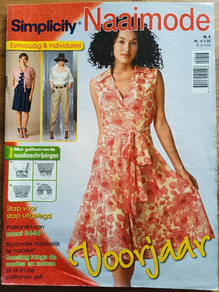Simplicity Naaimode Nr. 8, Ophalen of Verzenden, Zo goed als nieuw, Vrouw, Overige merken