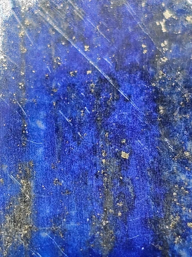 Prachtige Lapis Lazuli Steen - Diepblauw met Pyriet, Ophalen of Verzenden, Mineraal