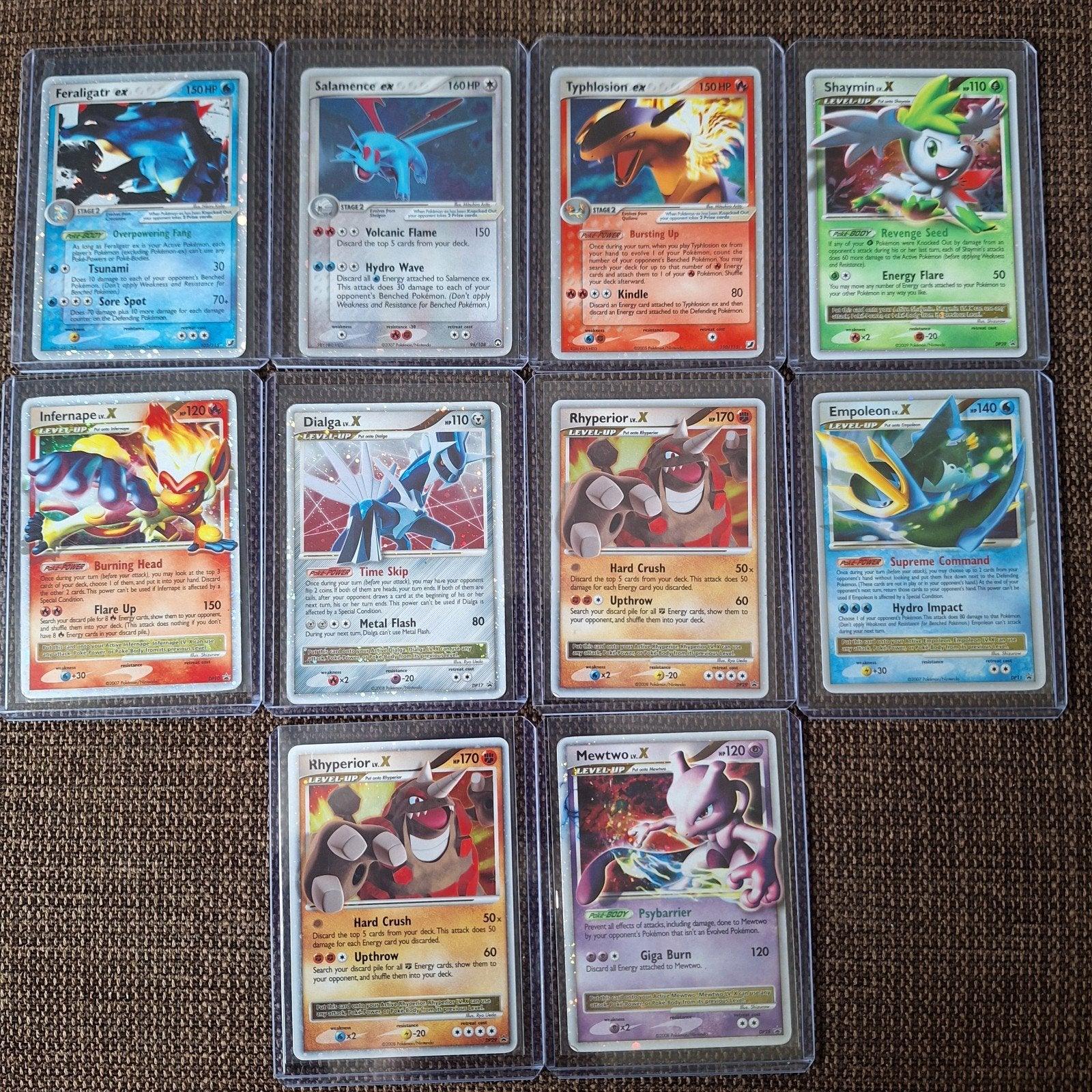 Ex en lv. X pokemon kaarten Excellent, Hobby en Vrije tijd, Verzamelkaartspellen | Pokémon, Ophalen of Verzenden, Zo goed als nieuw
