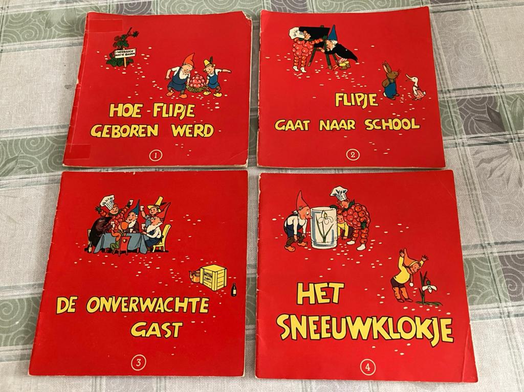 Flipje Tiel deel 1-4, Boeken, Meerdere comics, Ophalen of Verzenden, Gelezen, Europa
