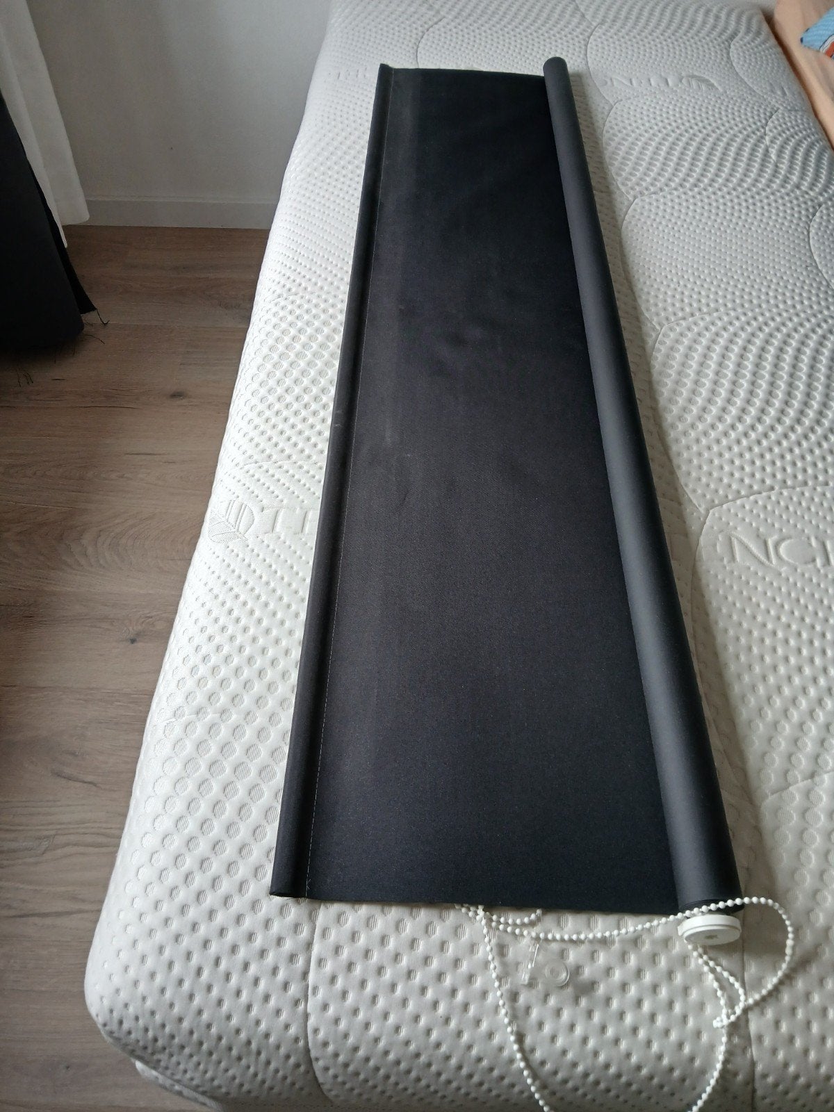 Verduisterend rolgordijn   zwart, Ophalen, Zwart, 150 tot 200 cm