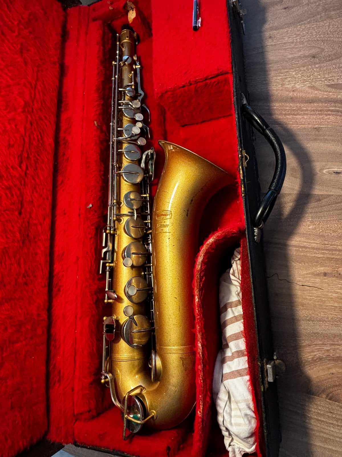 Selmer Bundy I Tenor Saxofoon - 1971 - Gereviseerd, Ophalen of Verzenden, Gebruikt, Tenor, Met koffer