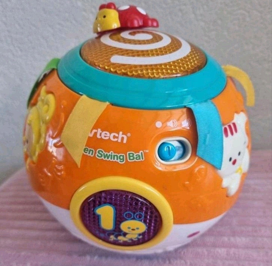 Vtech Rol en Swing bal beweegt vanzelf. Zgan, Kinderen en Baby's, Speelgoed | Vtech, Ophalen, Zo goed als nieuw, 6 maanden tot 2 jaar