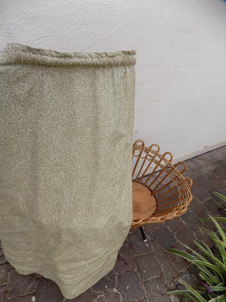 Vintage rotan poppenwieg plantenbak jaren 70, Ophalen, Gebruikt, Pop