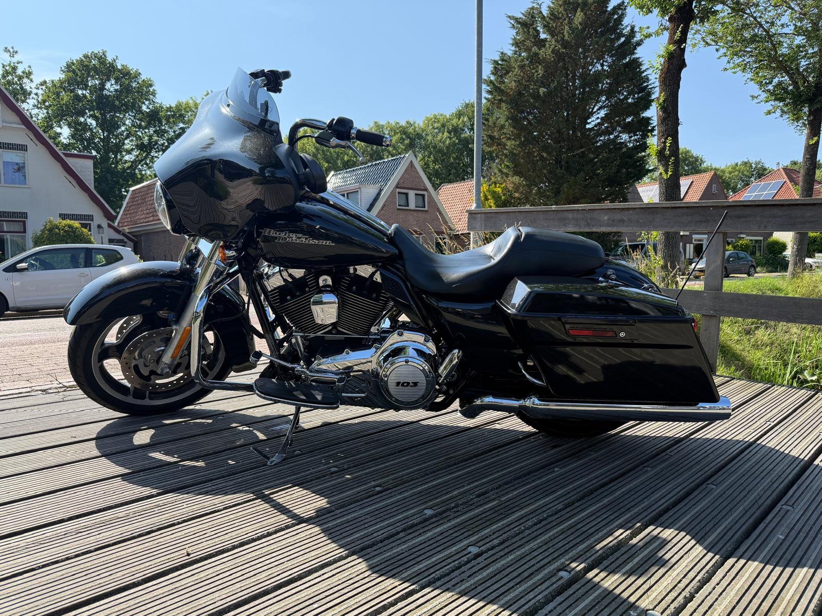 Harley Davidson StreetGlide 2013, Motoren, 2 cilinders, Gebruikt, ABS, Particulier