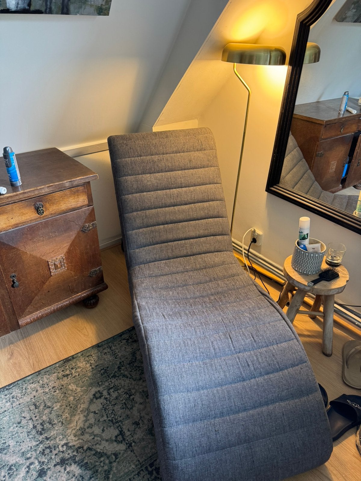Designer ligstoel, Ophalen