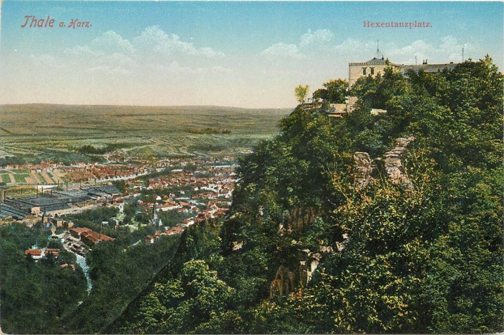 701-299-021 Thale Hexentanzplatz, Ophalen of Verzenden, Voor 1920, Duitsland