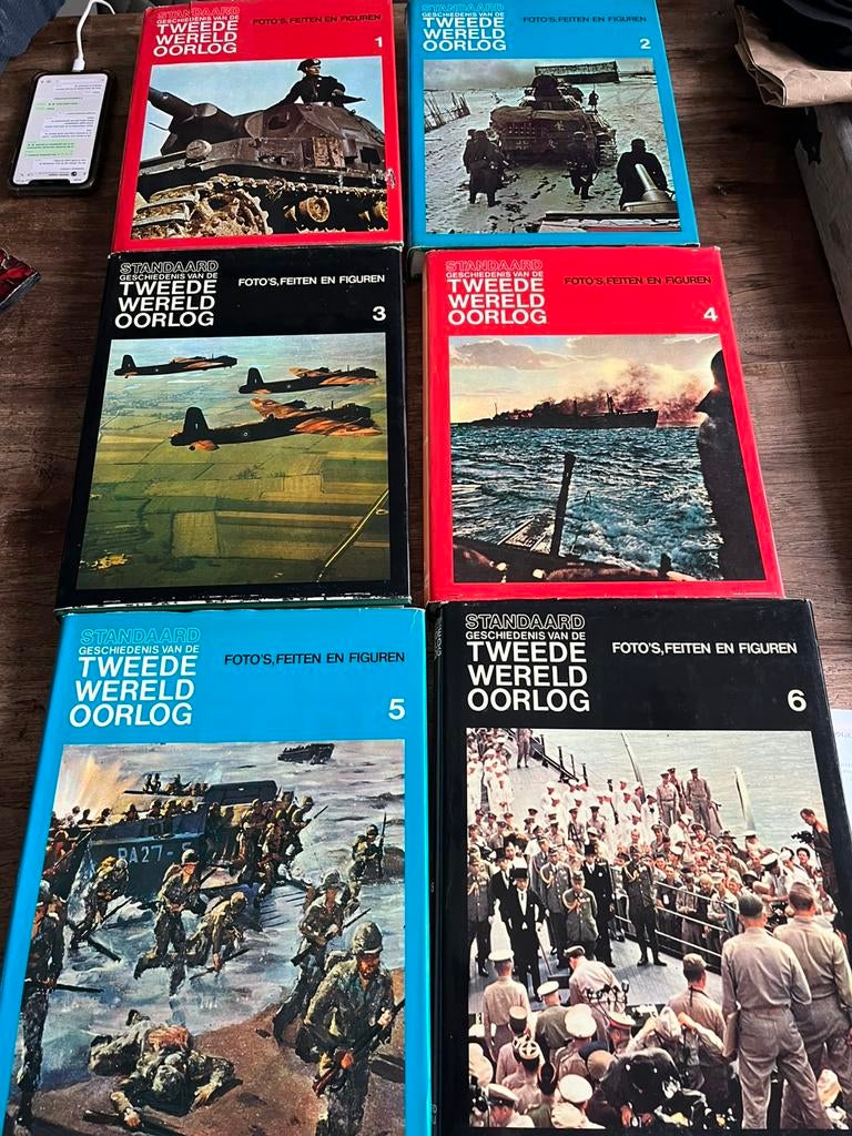 Geschiedenis van de Tweede Wereldoorlog 6-delig, Boeken, Oorlog en Militair, Ophalen of Verzenden, Tweede Wereldoorlog, Zo goed als nieuw
