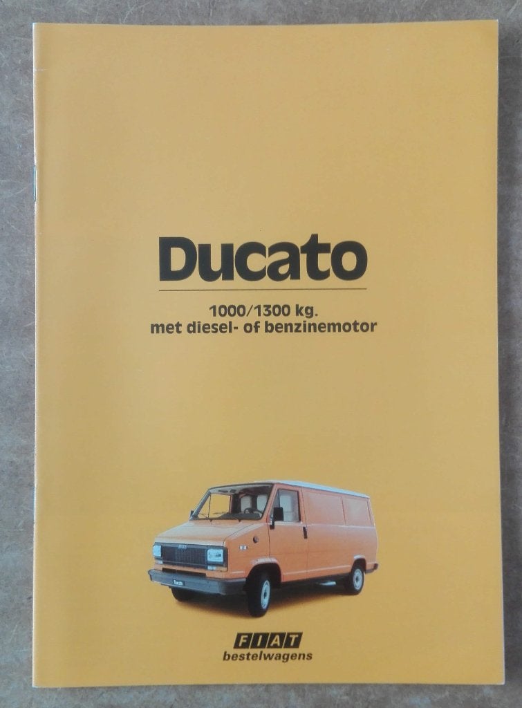 brochure Fiat Ducato  1982, Ophalen of Verzenden, Nieuw, Overige merken
