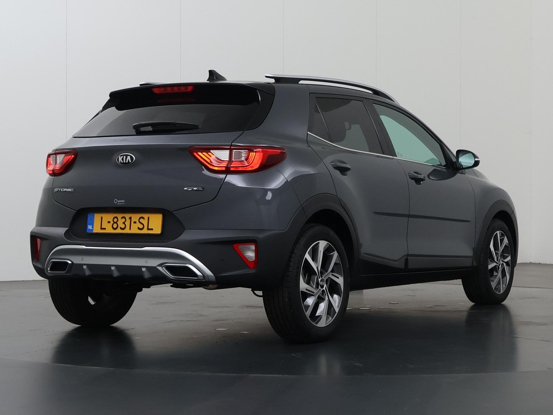 Kia Stonic 1.0 T-GDi MHEV GT-Line | Navigatie | Achteruitrij, Auto's, Voorwielaandrijving, Euro 6, Leder en Stof, 49 €/maand