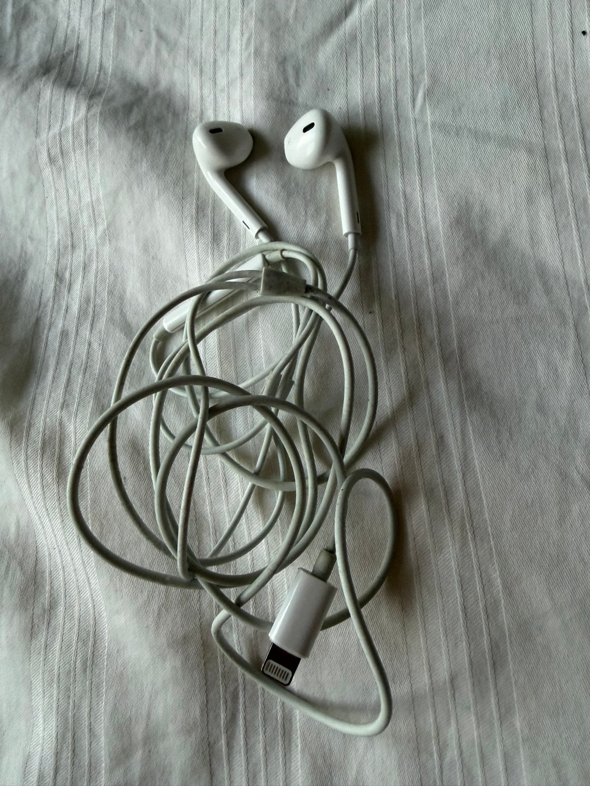 Apple EarPods met Lightning-connector, Ophalen, In-ear, Gebruikt, Wit
