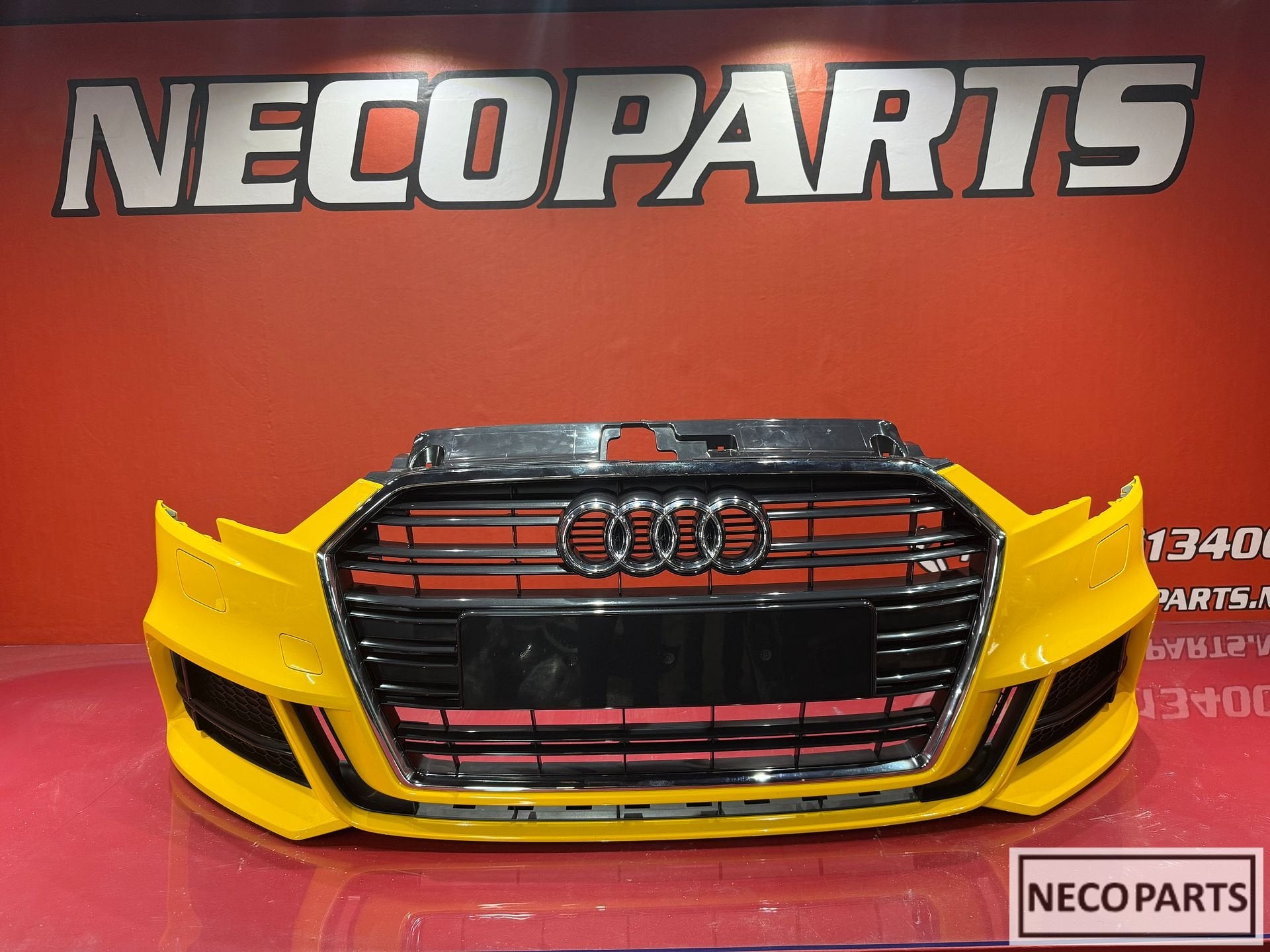 BUMPER AUDI A3 8V 8V5 FACELIFT S-LINE VOORBUMPER ORIGINEEL, Gebruikt, -, Achter, -