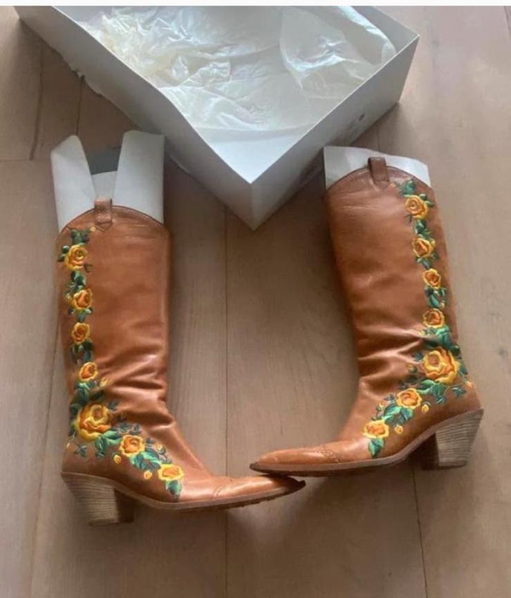 Cinderella cowboylaarzen nieuwstaat 36, Hoge laarzen, Bruin, Ophalen of Verzenden, Zo goed als nieuw