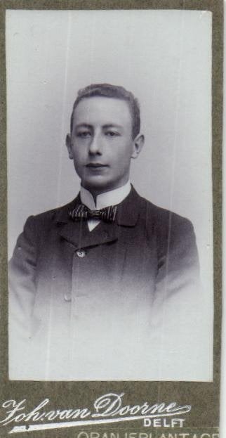 CDV (KLEIN) - Joh. van Doorne - Oranjeplantage -Delft, Gebruikt, Verzenden, Foto, Voor 1940