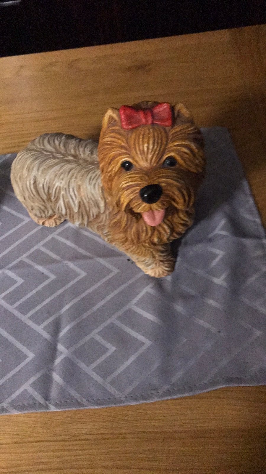 Mooi zwaren hond beeld, Ophalen, Zo goed als nieuw
