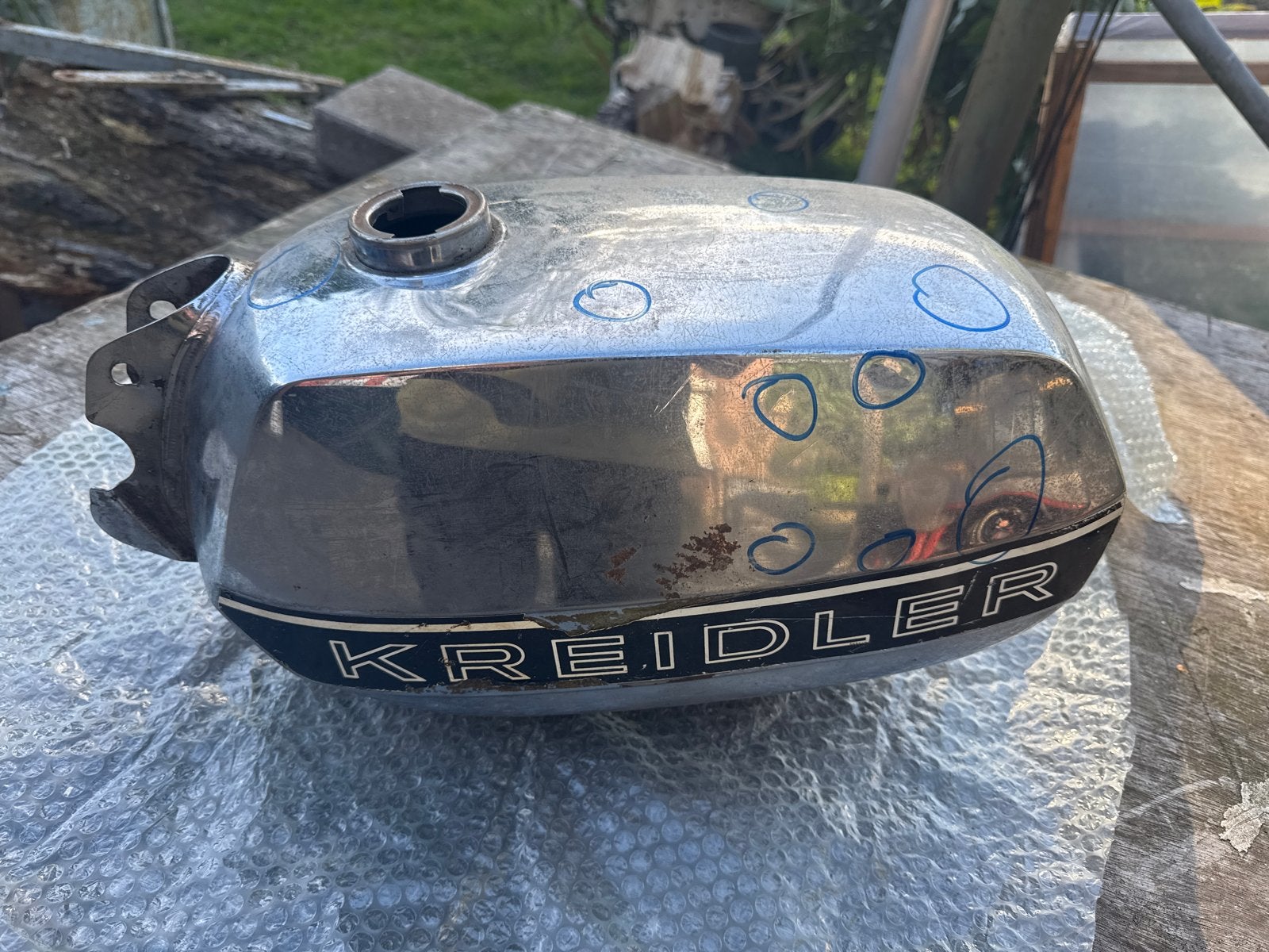 Kreidler benzinetank - Gebruikt met lichte schade, Ophalen of Verzenden, Gebruikt, Tank