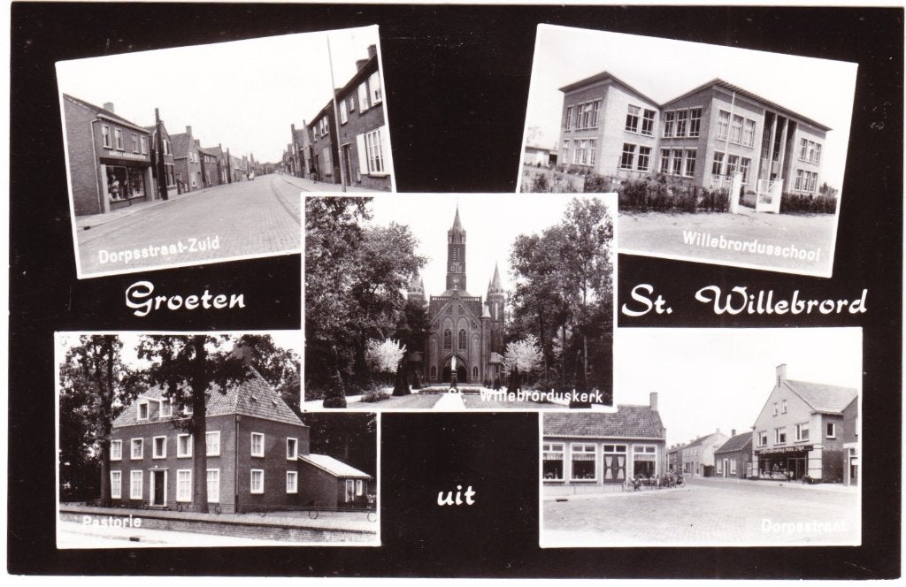 Groeten uit St. Willebrord - 5 luik, Verzenden, 1960 tot 1980, Ongelopen, Noord-Brabant