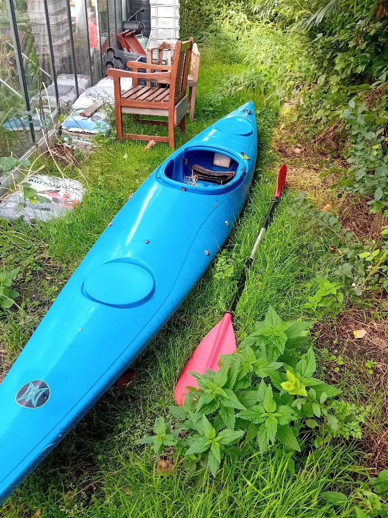 Blauwe Kayak Amsterdam, Watersport en Boten, Ophalen, Gebruikt, 1-persoons