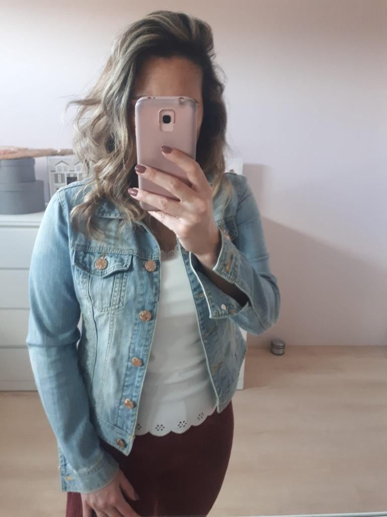 Spijkerjas, kort spijkerjasje, Ophalen of Verzenden, Zo goed als nieuw, Maat 36 (S), Primark