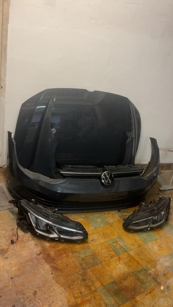 Voorkop complet Golf 8 VIII LC7Q  1.0 tsi, Nieuw, Ophalen of Verzenden, Bumper, Volkswagen