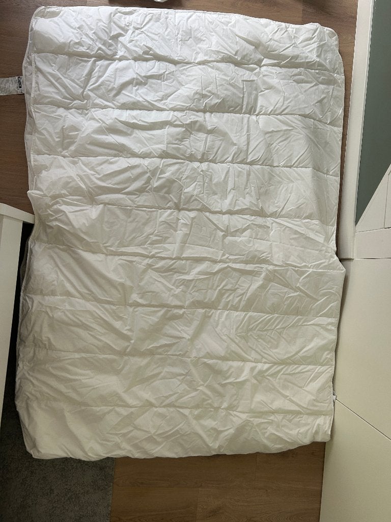 eenpersoons dekbed Ikea 140x200, Eenpersoons, Wit, Ophalen of Verzenden, IKEA