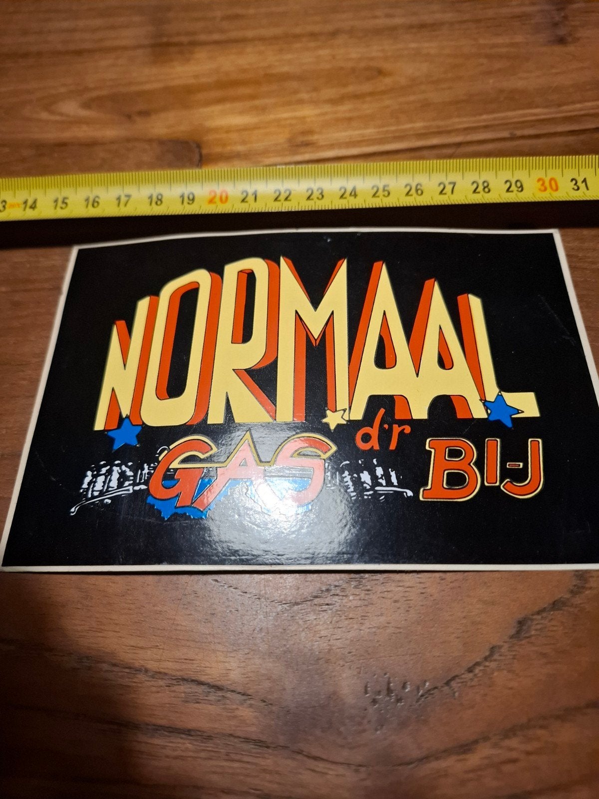 Sticker Normaal, Ophalen of Verzenden, Zo goed als nieuw